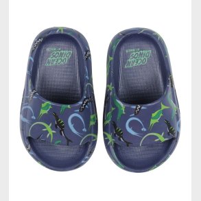 BECO Badesandaler - Ocean Dinos - Bl