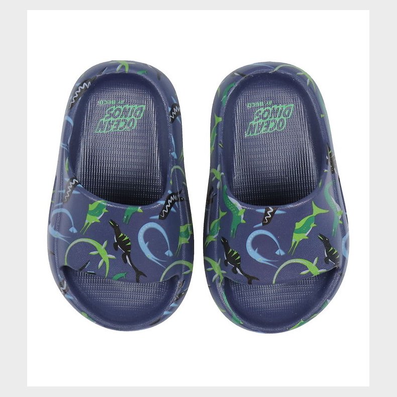 BECO Badesandaler - Ocean Dinos - Bl