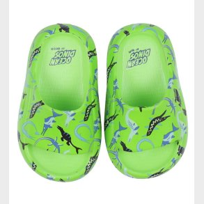 BECO Badesandaler - Ocean Dinos - Grn