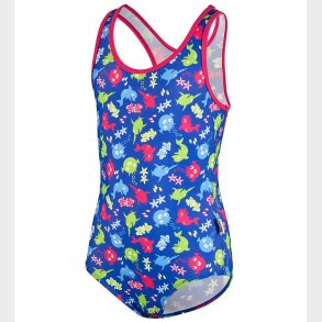 BECO Badedragt - Sealife - UV50+ - Bl/Multifarvet