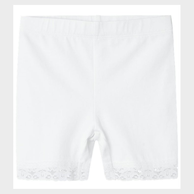Name It Cykelshorts - NmfVista - Bright White m. Blonder
