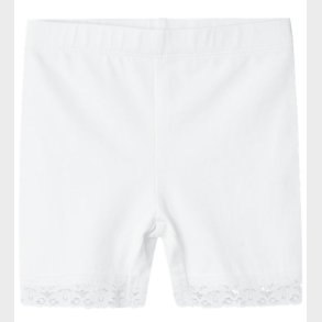 Name It Cykelshorts - NmfVista - Bright White m. Blonder