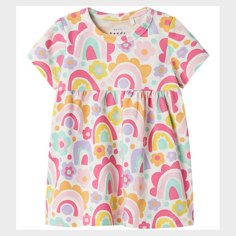 Name It Kjole - NbfVandora - Jet Stream m. Regnbuer