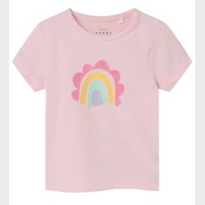 Name It T-shirt - NbfVubie - Parfait Pink m. Glimmer