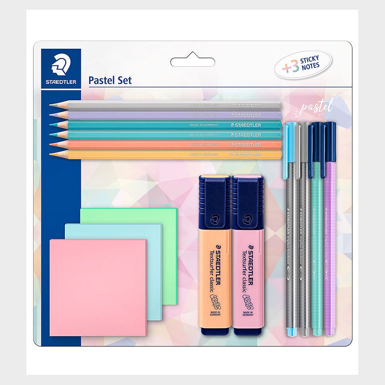 Staedtler Farves�t - Pastel - 15 Dele