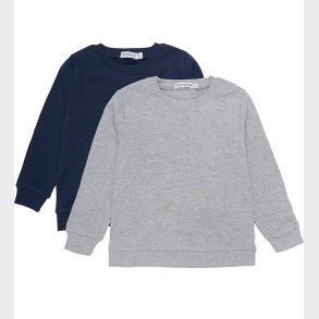 Minymo Sweatsshirt - 2-pak - Greymelange