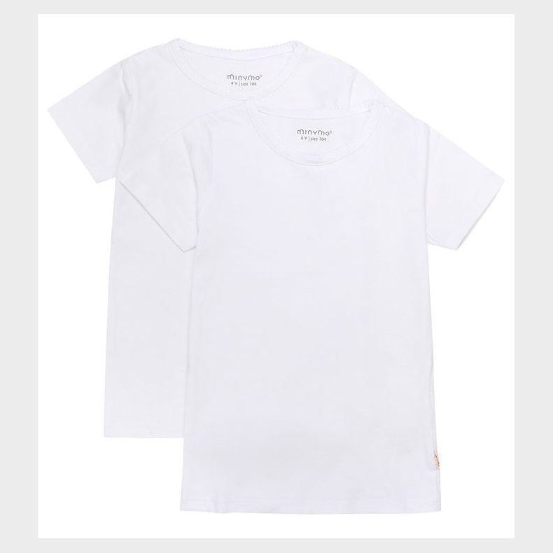 Minymo T-Shirt - 2-Pak - White