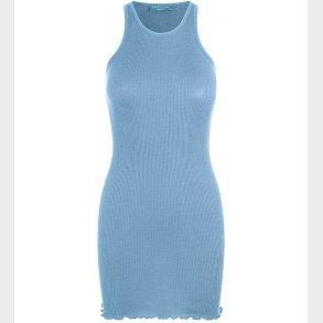 Rosemunde Kjole - Rib - Heaven Blue