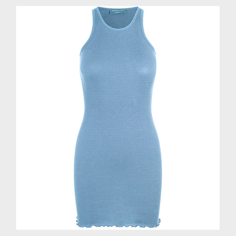Rosemunde Kjole - Rib - Heaven Blue