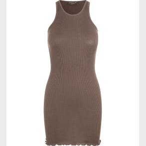 Rosemunde Kjole - Rib - Dark Sand