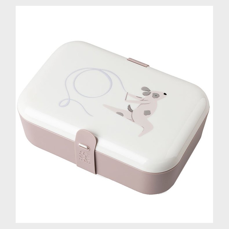 Sebra Madkasse - Silikonestrop - Teeny Toes - Lyser�d