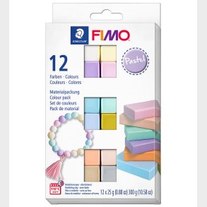 Staedtler FIMO Modellervoks - Soft - 12x25 g - Pastel