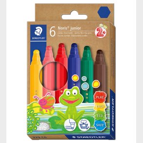 Staedtler Tuscher - 6 stk. - Noris Junior - 2,5 mm