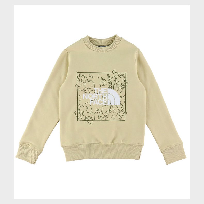 The North Face Sweatshirt - Graphic - Gravel/Forest Olive