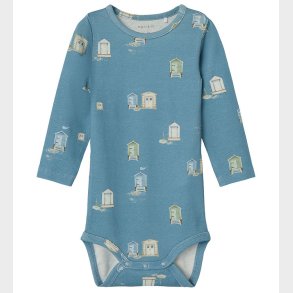 Name It Body l/ - NbmHing - Provincial Blue m. Print