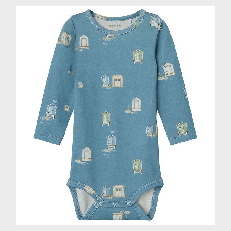 Name It Body l/ - NbmHing - Provincial Blue m. Print