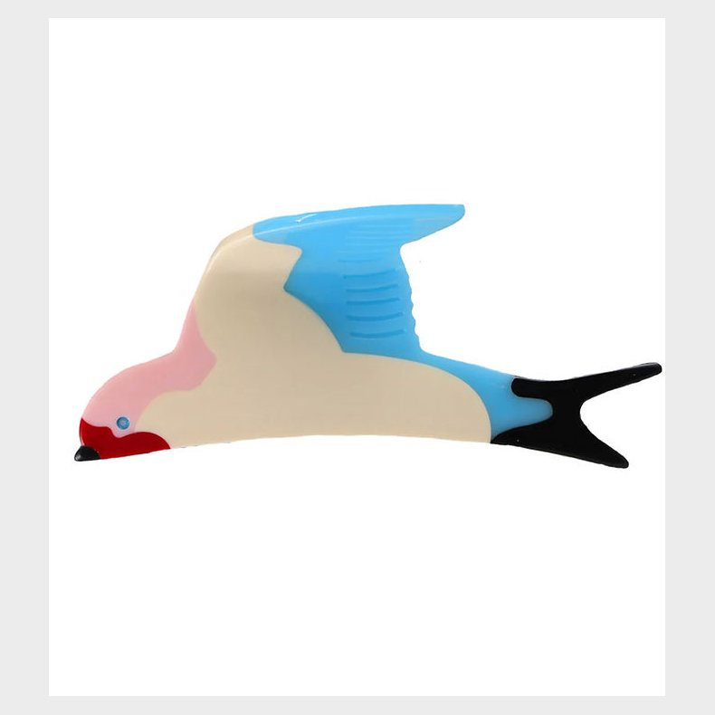 By Str Hrklemme - Svale - 9x4 cm - Bl/Rosa