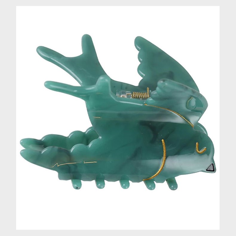 By Str Hrklemme - Fugl - 8,5x5 cm - Bl