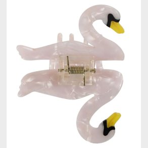 By Str Hrklemme - Svane - 9x5 cm - Hvid