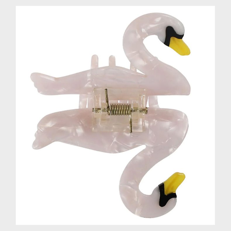 By Str Hrklemme - Svane - 9x5 cm - Hvid