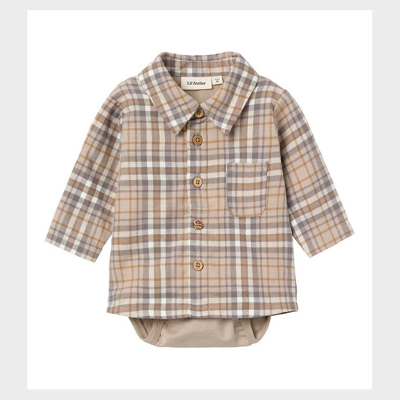 Lil' Atelier Skjortebody l/� - NbmDamien - Pure Cashmere