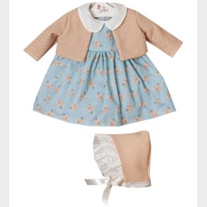 Asi Dukket�j - 46 cm - Leonora - Beige/Bl�