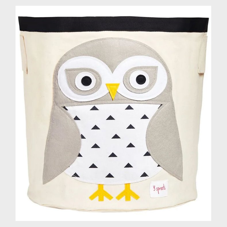 3 Sprouts Opbevaringskurv - 44,5x43 cm - Sneugle