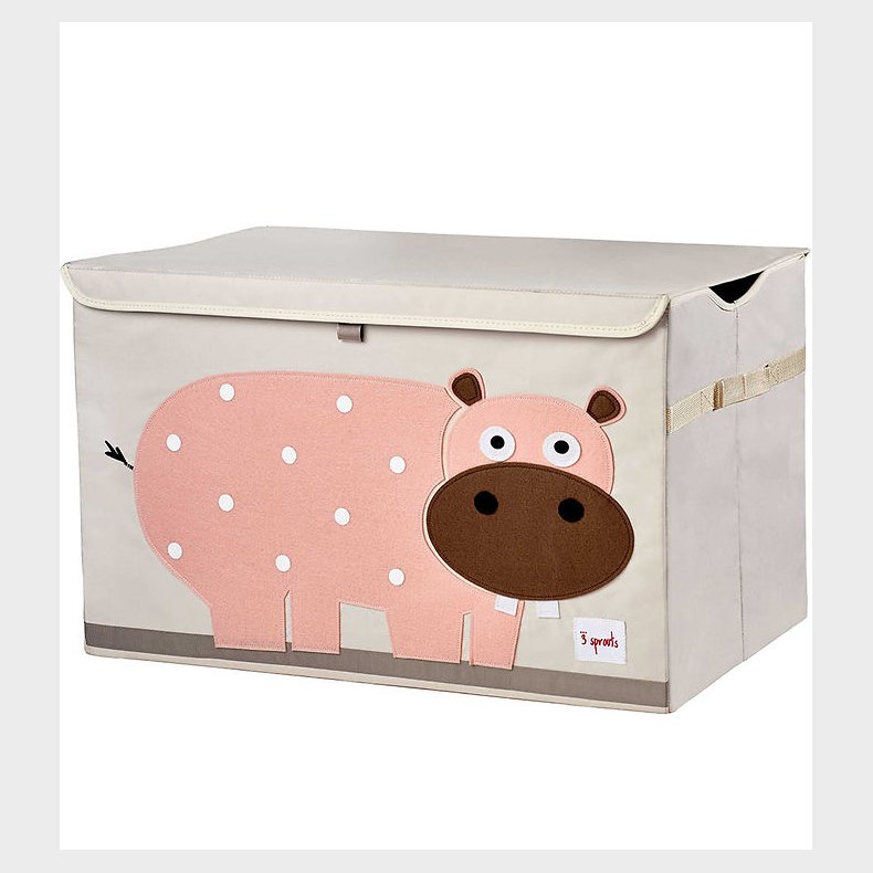 3 Sprouts Opbevaringskasse - 61x37x38 - Flodhest