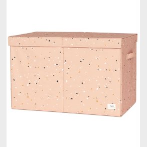 3 Sprouts Opbevaringskasse m. Lg - 63x38x39 cm - Terrazzo/Clay
