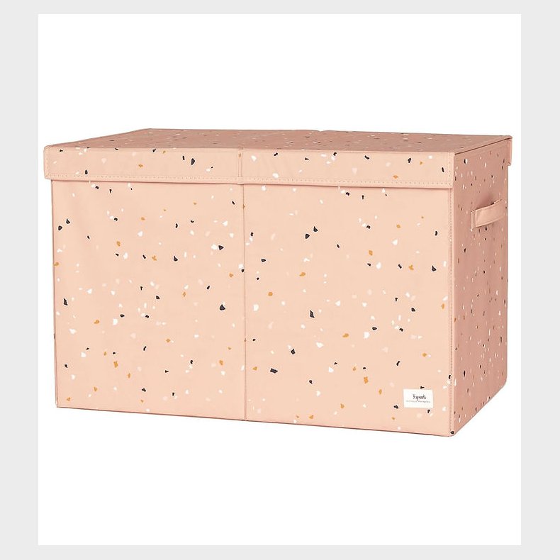 3 Sprouts Opbevaringskasse m. Lg - 63x38x39 cm - Terrazzo/Clay