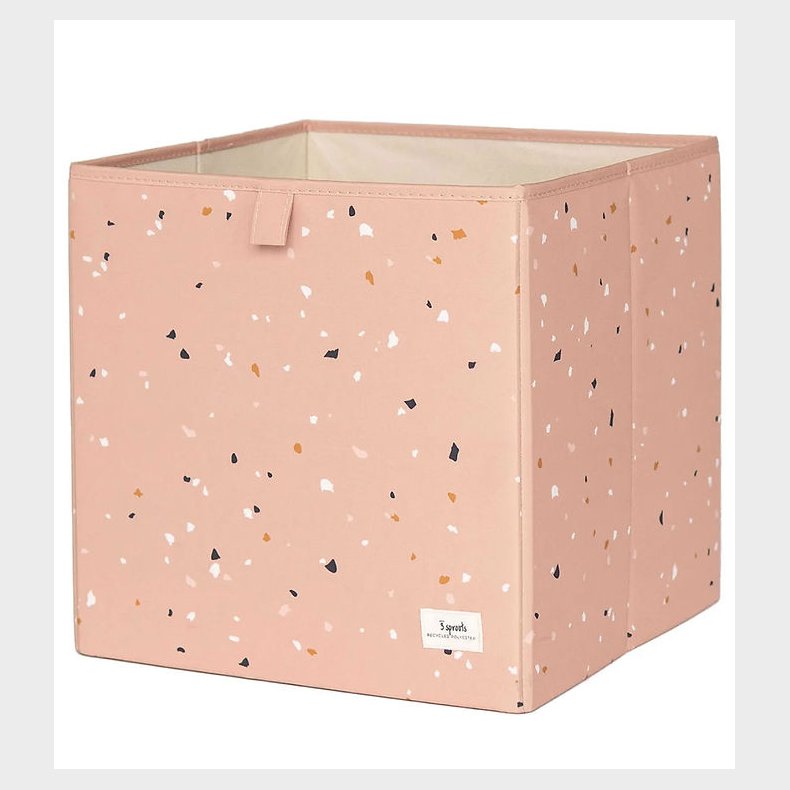 3 Sprouts Opbevaringskasse - 33x33x33 cm - Terrazzo/Clay