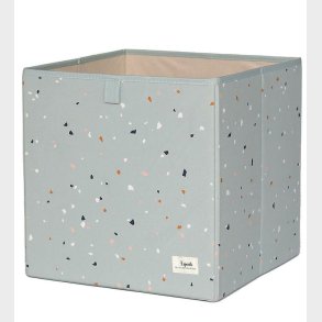 3 Sprouts Opbevaringskasse - 33x33x33 cm - Terrazzo/Grn