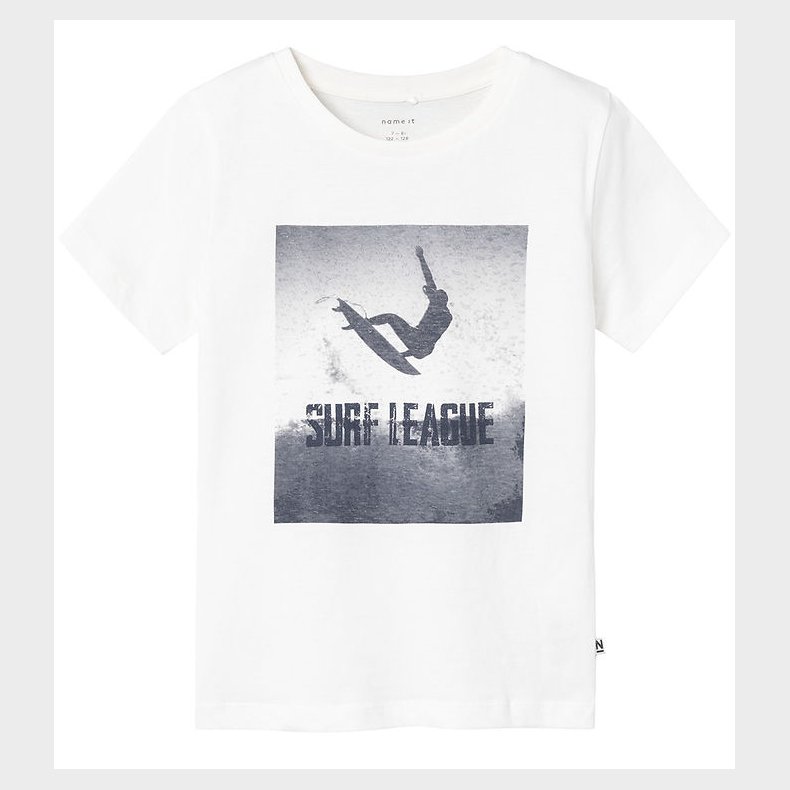 Name It T-shirt - NkmJalmo - Bright White m. Surfer
