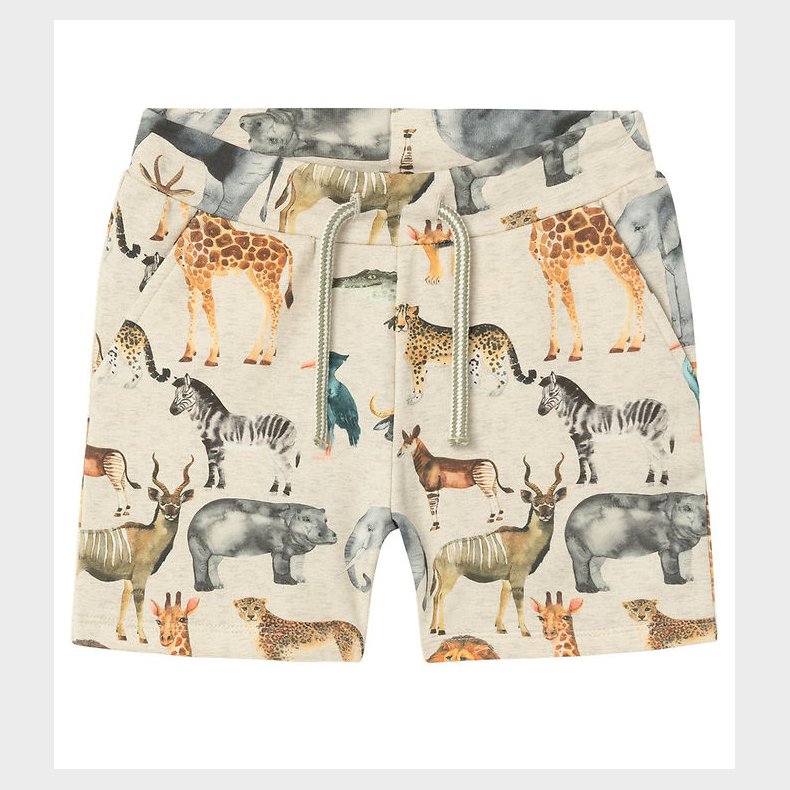 Name It Sweatshorts - NmmJasen - Peyote Melange m. Dyr