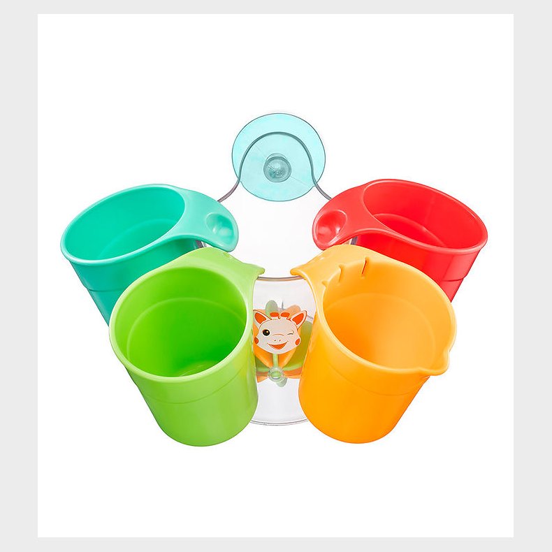 Sophie la Girafe Badekopper - Funny Bath Cups