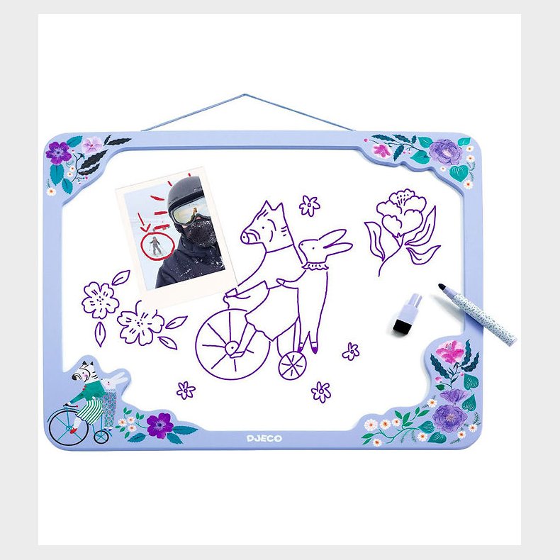 Djeco Magnetisk Tavle - Ccile Metzger - Zebra