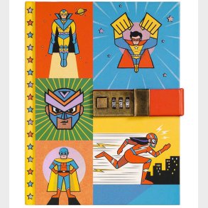 Djeco Dagbog m. Kodel�s - Ben Newman - Superhelte