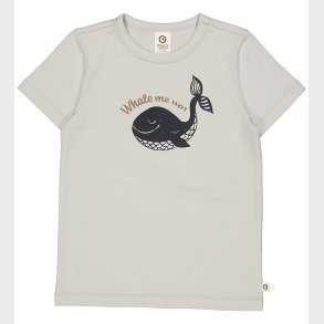 Msli T-shirt - Whale - Soft Blue