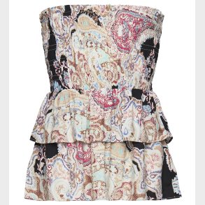Rosemunde Top - Paisley - Blue Paisley Print