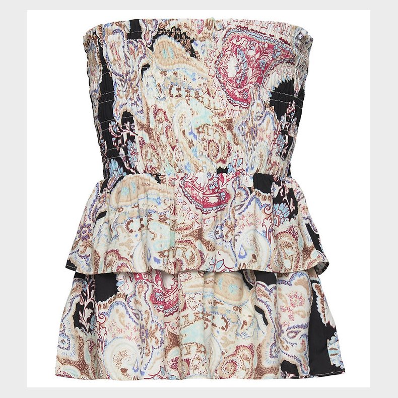 Rosemunde Top - Paisley - Blue Paisley Print