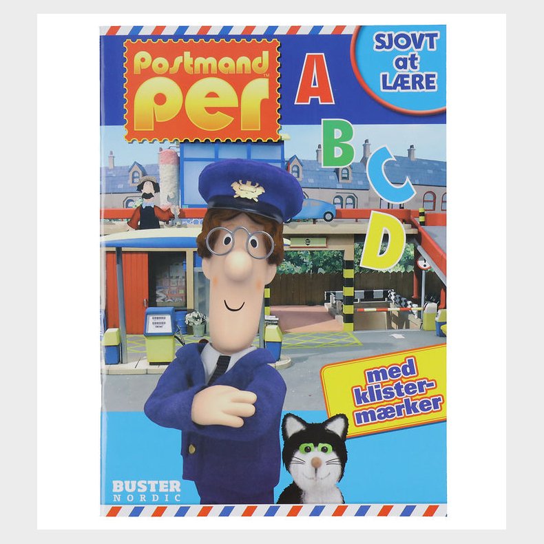 Forlaget Buster Nordic Aktivitetsbog m. Klistermrker - Postmand
