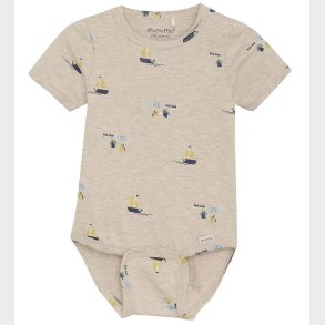 Minymo Body k/� - Light Beige Melange m. Sejlb�de