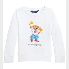 Polo Ralph Lauren Sweatshirt - Hvid m. Bamse