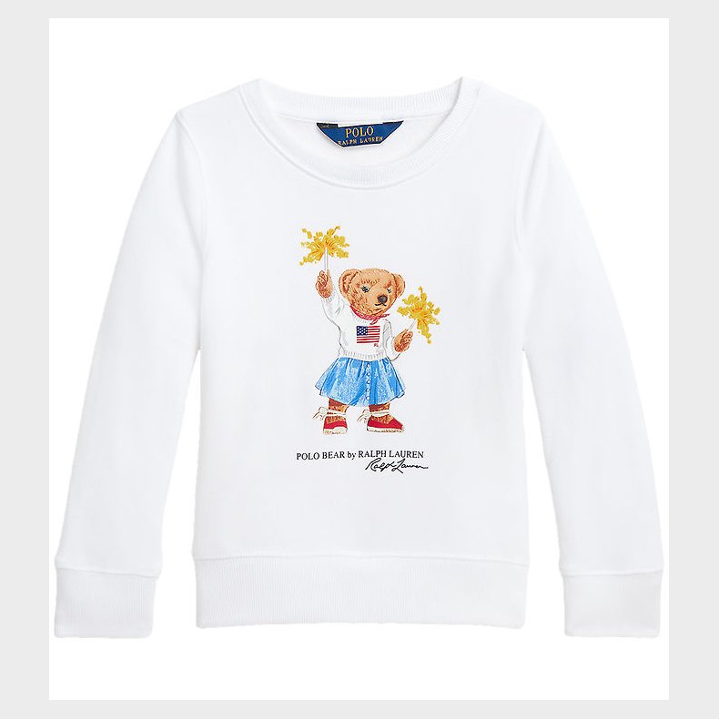 Polo Ralph Lauren Sweatshirt - Hvid m. Bamse