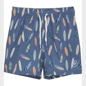 Color Kids Badeshorts - Vintage Indigo m. Surfbrtter