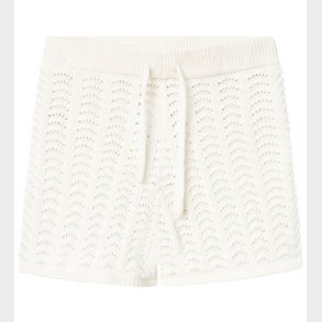 Lil' Atelier Shorts - Strik - NbfJohanna - Coconut Milk m. Hulm