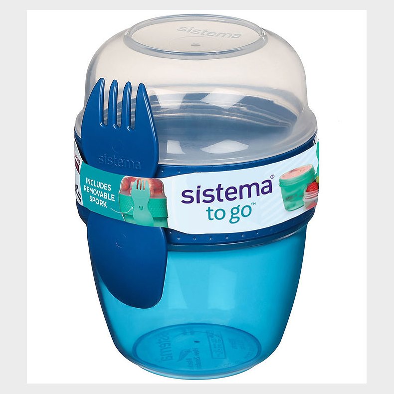 Sistema Madkasse m. Bestik - Snack Capsule - 515 ml - Bl�