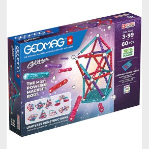 Geomag Magnets�t - Glitter Recycled - 60 Dele