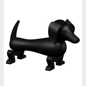 Kay Bojesen Tr�figur - Gravhund - Mellem - M�rk Bejdset Eg