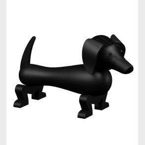 Kay Bojesen Trfigur - Gravhund - Lille - Mrk Bejdset Eg